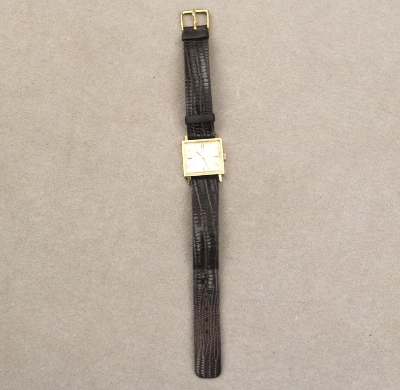 1960S VINTAGE LADY'S OMEGA 14K YELLOW GOLD SQUARE-CASE WRISTWATCH , (1 of 11)