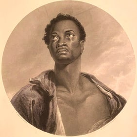 AFTER JOHN SIMPSON (British, 1782 - 1847). The Negro (probably Ira Frederick Aldridge), Engraving