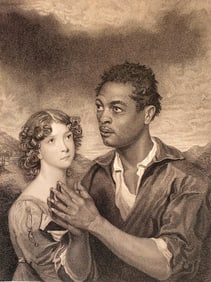 ROBERT HICKS (English, active 1800-1836). The Slave and the Young Girl, early-1800s, Alternative