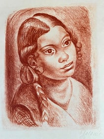 DEMETRIUS EMMANUEL GALANIS (French, 1882-1966). Study of a Head (Etude de tete), circa 1930 (or