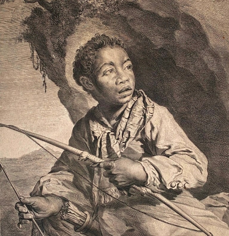 JOHANNES VISSCHER (Dutch, 1633/34 - 1712). The Black Archer, circa 1670, 17th-century Dutch (1 of 17)