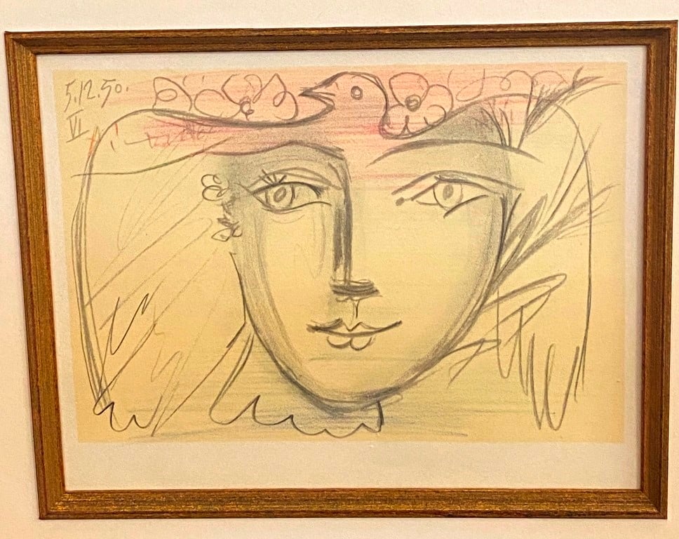 AFTER PABLO PICASSO (Spanish, 20th century). Visage de la Paix VIII (Face of Peace VIII), circa (1 of 12)