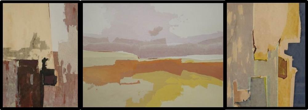 MARION LOUDGHOSH: THREE PRINTS (Contemporary). BRICKBAT, PARFAIT, and one other. (1 of 20)