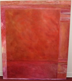 CONTEMPORARY SCHOOL. RED SNARE, Acrylic on canvas. Title and dated Jan/Feb 1977 on reverse.