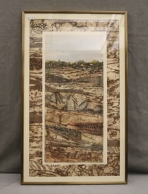 NEENA F. BIRCH (American, 1942-2012; active Alaska and Maryland). TWO WORKS:; REMNANTS TO COME and