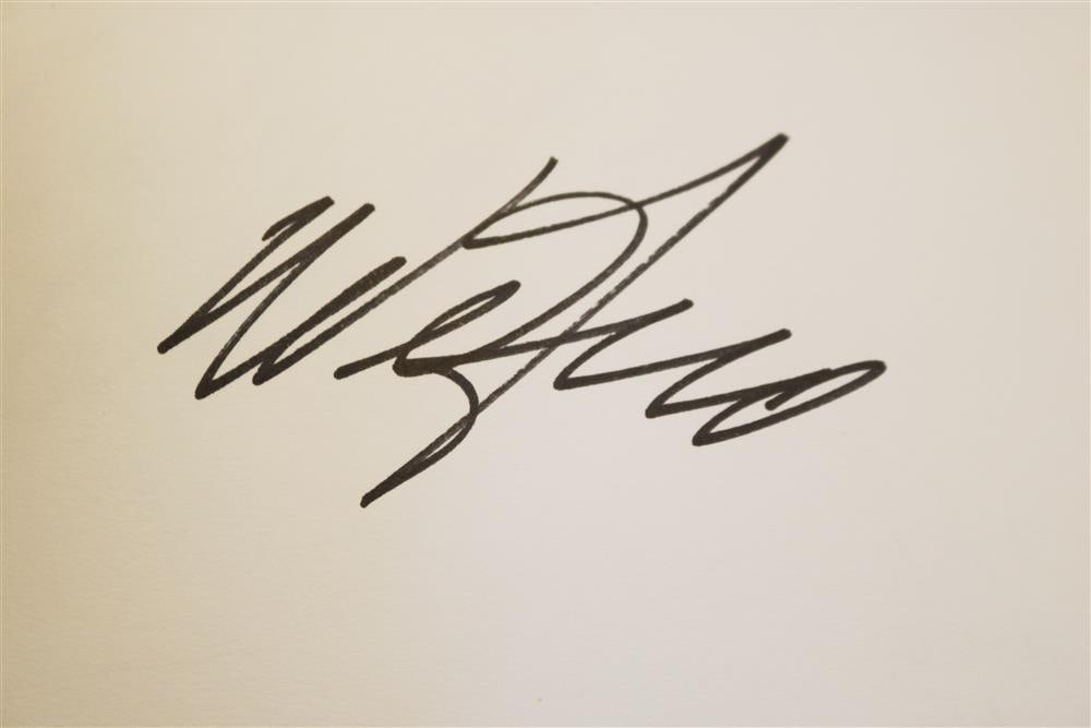 BOUND BOOK OF 109 CELEBRITY AND NOTABLE AUTHOGRAPHS INCLUDING ACTORS , MUSICIANS, JOURNALISTS, (1 of 15)