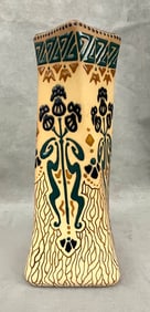 ROSEVILLE "FUJIYAMA" ROZANE WARE ART POTTERY TWIST-STYLE VASE. 1906.