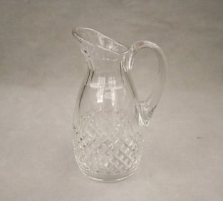 BACCARAT CUT COLORLESS CRYSTAL OVOID WATER PITCHER, - H: 10 in.