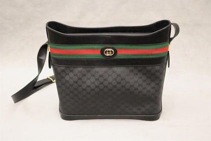 GUCCI MICRO GG SUPREME SHERRY LINE SHOULDER BAG,