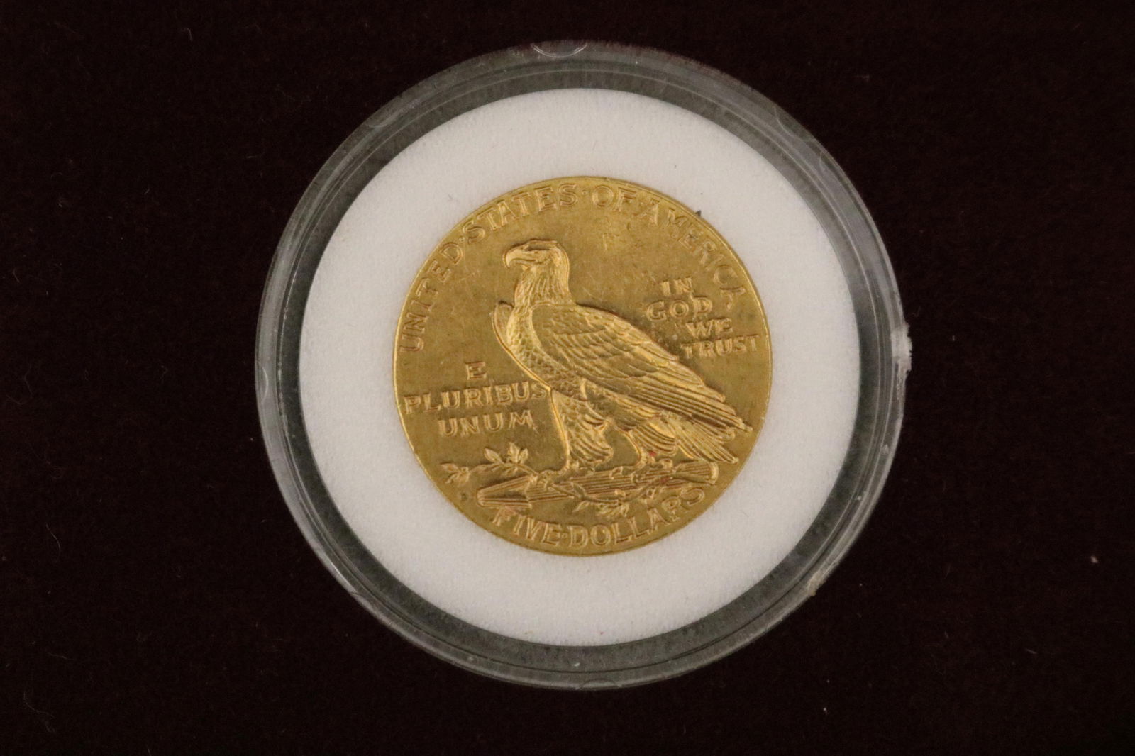 U.S. INDIAN HEAD FIVE-DOLLAR COIN dated 1908-D - 6