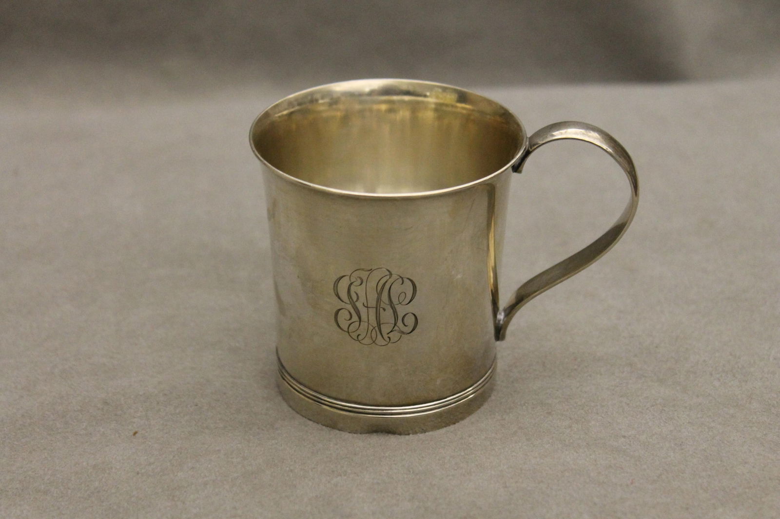 CARTIER "PAUL REVERE REPRODUCTION" STERLING SILVER CHILD'S CUP H: 3 in. Wt. 4.2 troy oz. (1 of 4)