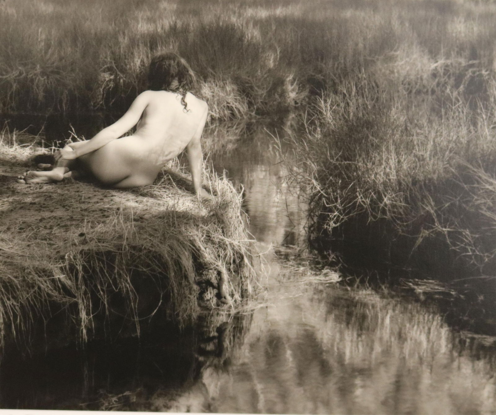 Margaretta K. Mitchell, American born 1935, By the Lagoon, 2007, Sight (as matted): 8 x 9.5 inches; (1 of 8)