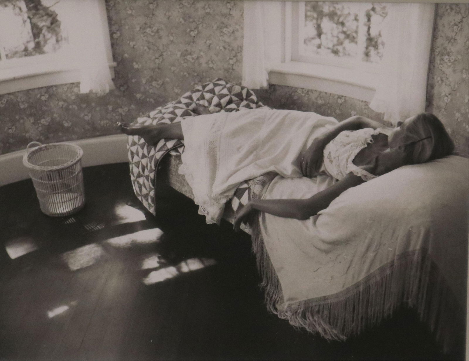 Vincent Vallarino, American Born 1953, Lounging at home in Northern Harbor Maine, Sight (as matted) (1 of 11)