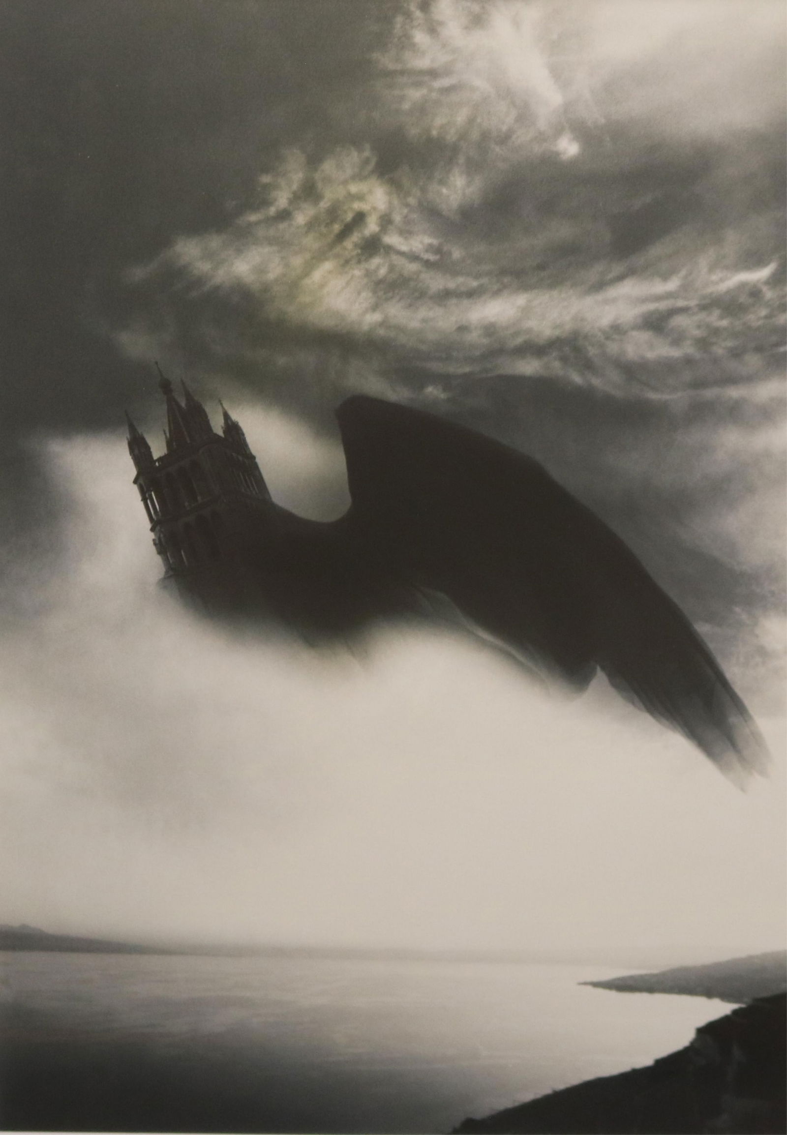 Jean-Pascal Imsand, Swiss 1960–1994, Untitled Photomontage with Lake Geneva, Sight (as matted): 15 (1 of 9)