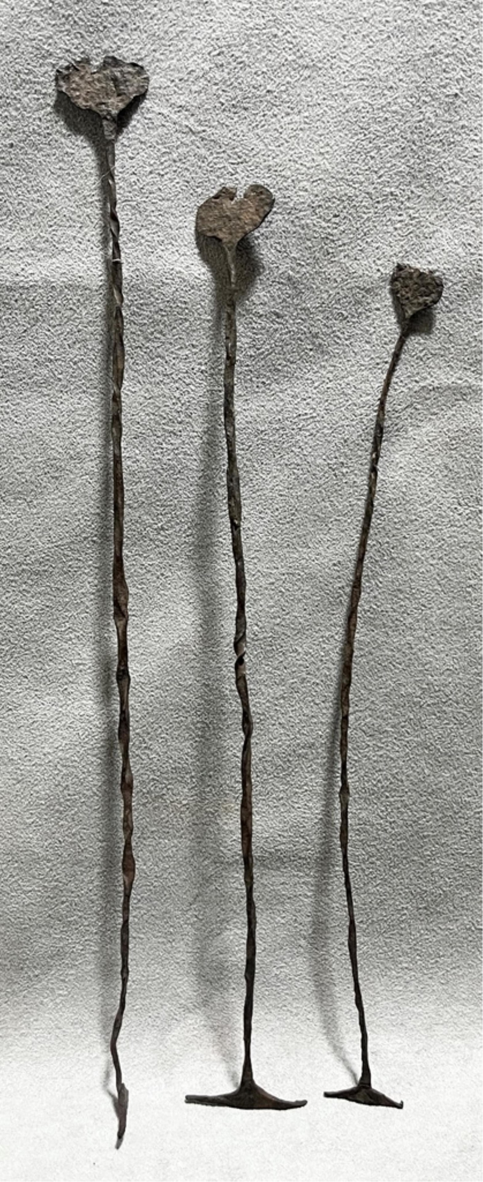 Liberian Kissi iron currency (3 units), Length (longest one): 12 inches (1 of 5)