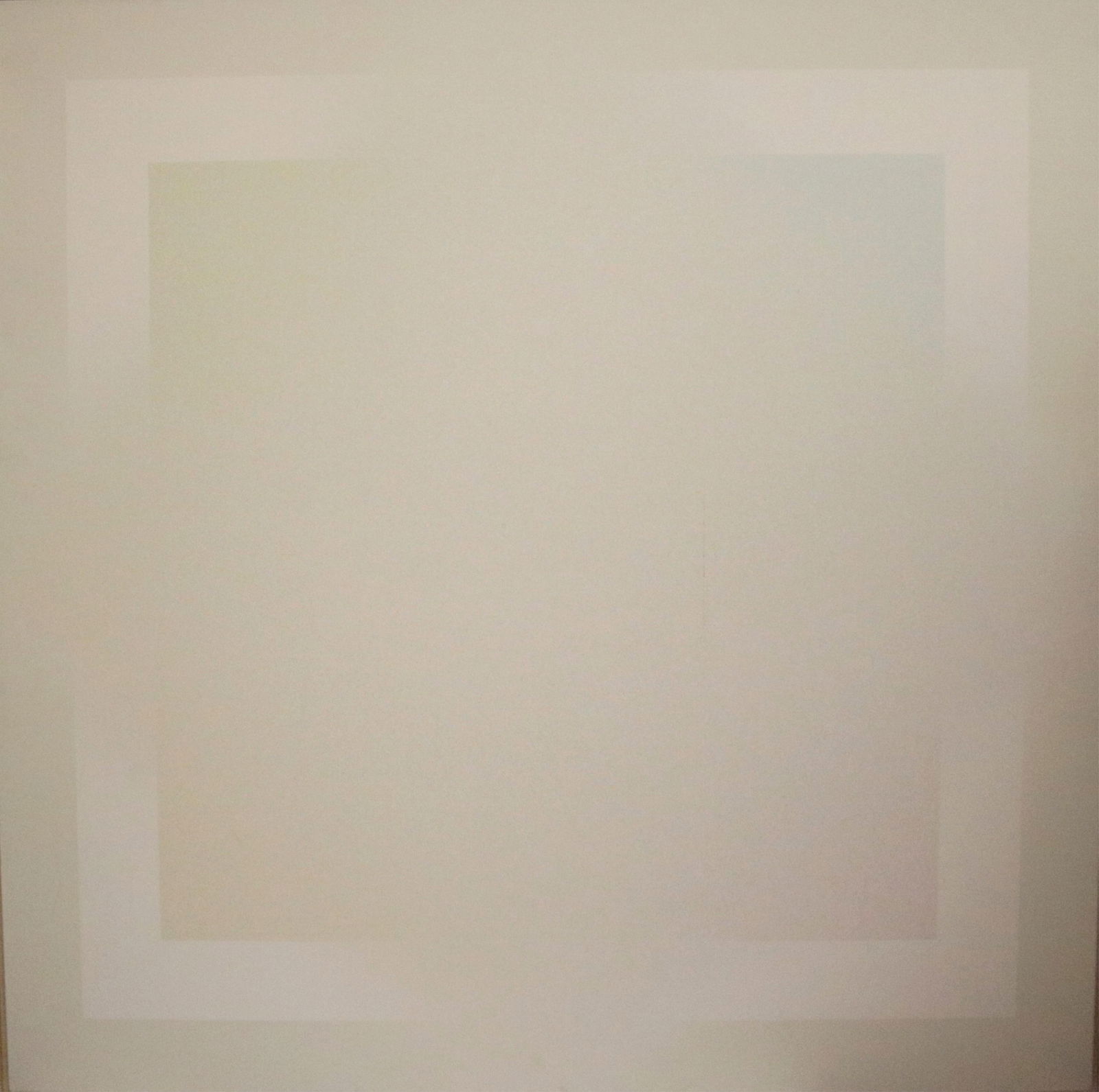 Elaine Kurtz, American 1928-2003, White Abstract, 1980, Oil on canvas., 6 x 6 feet (1 of 15)