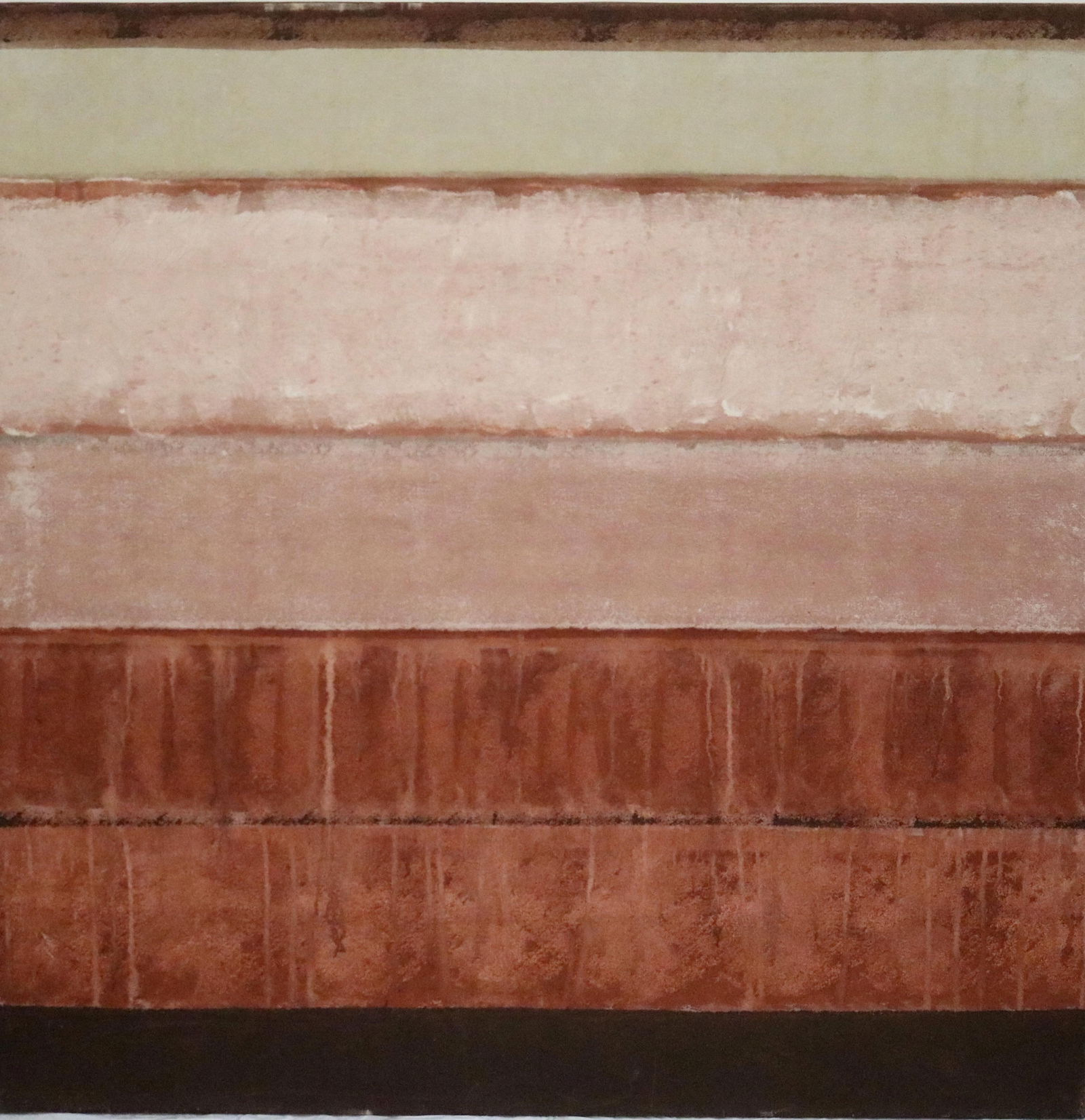 Willem De Looper, Dutch / American 1932-2009, Terracotta Abstract, 1975, Acrylic on canvas (1 of 12)