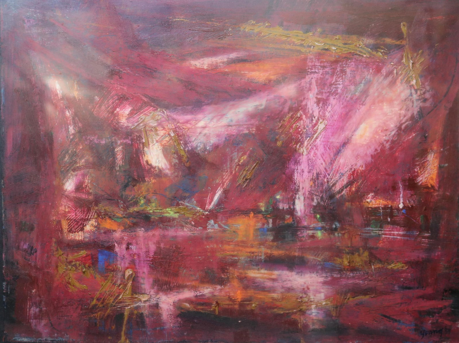 William Thomas "Tom" Young, American 1923 - 2014, The Last Days of Zarahemla, 1959, Artwork: 12 x 16 (1 of 7)