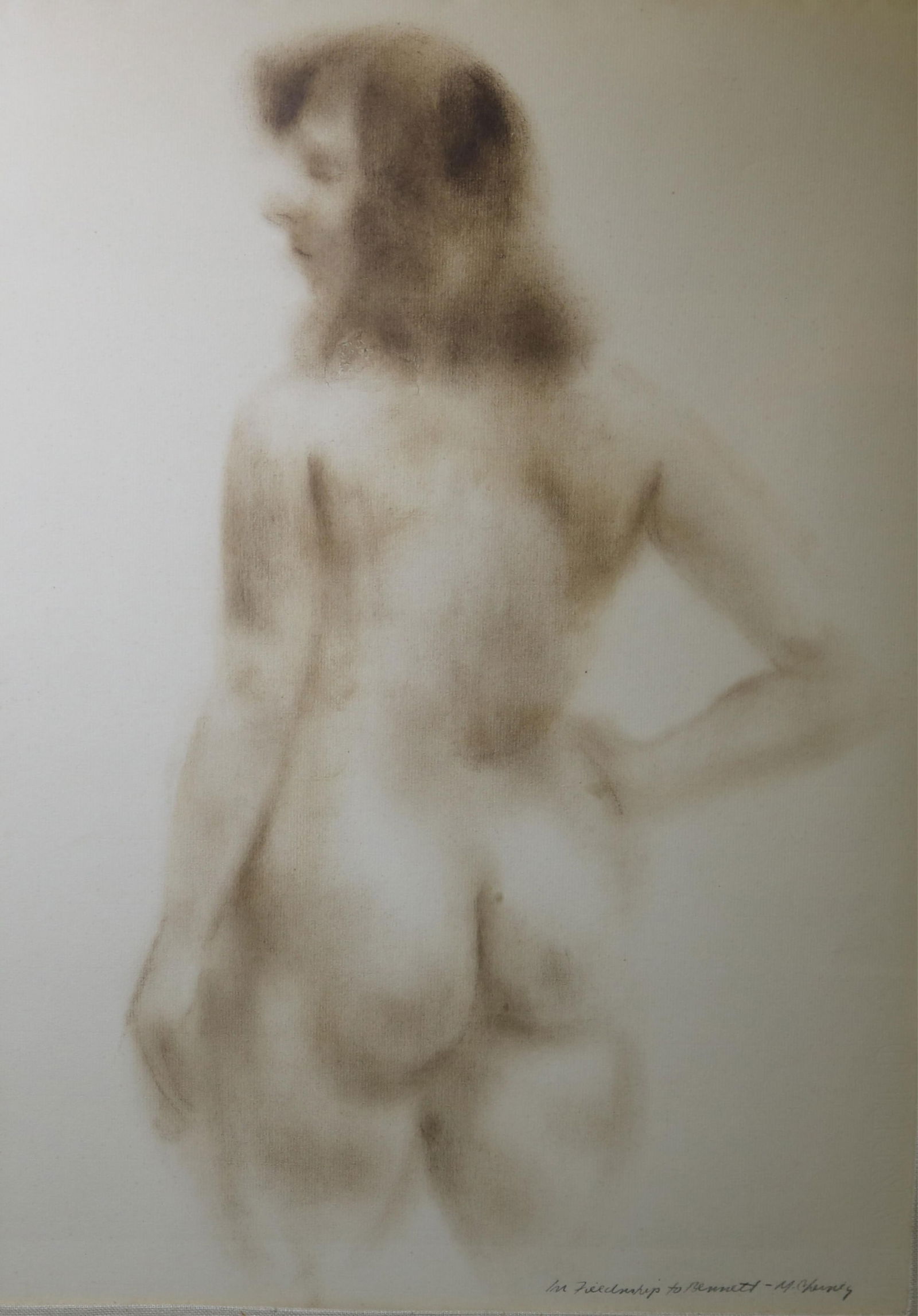 Marvin Cherney, American 1925 - 1967, Nude, Artwork (excluding frame): 20.5 x 14.5 inches (1 of 15)