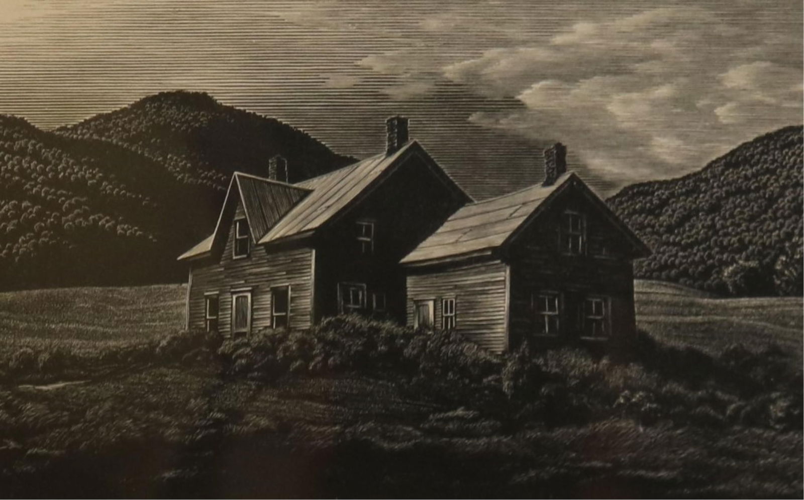Asa Cheffetz, American 1896–1965, In the Hill Country (Vermont), Wood engraving. (1 of 11)