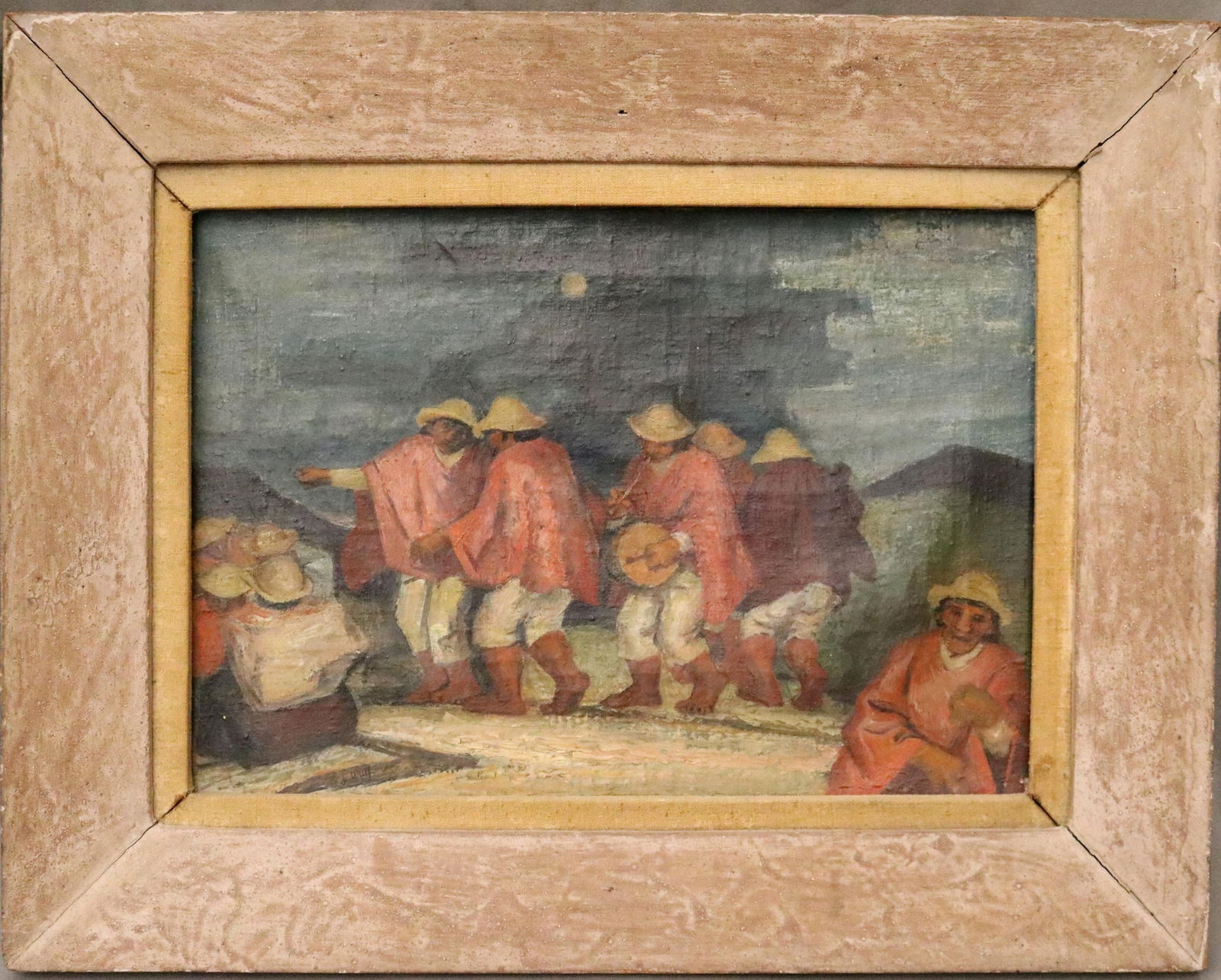 LLOYD WULF, American / Ecuadorean 1913 - 1965, El Pasillo, circa 1944, Oil on canvas, 14 x 20 inches (1 of 14)