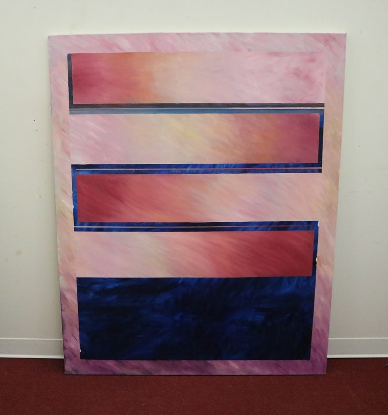 ATTRIBUTED TO NEENA F. BIRCH (American, 1942-2012; active Alaska and Maryland). UNTITLED, Acrylic on (1 of 5)