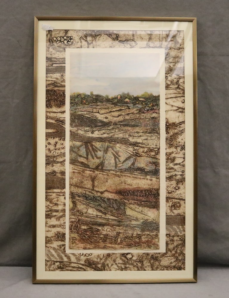 NEENA F. BIRCH (American, 1942-2012; active Alaska and Maryland). TWO WORKS:; REMNANTS TO COME and (1 of 15)