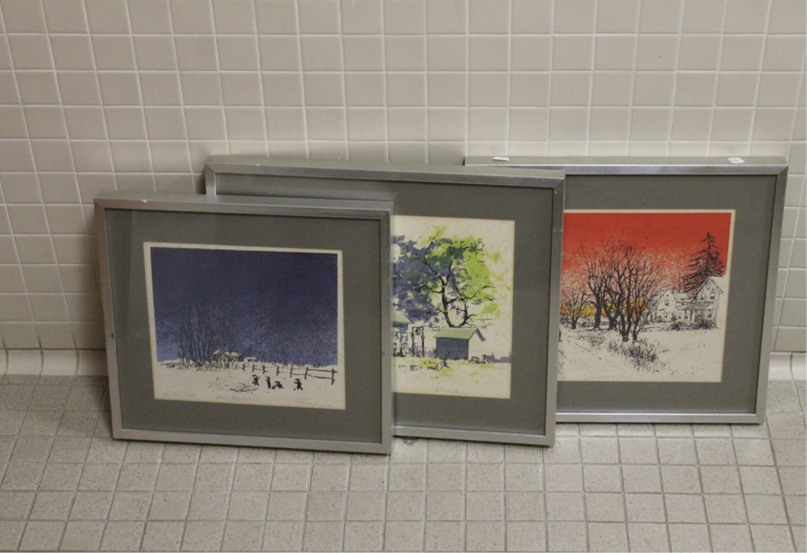 Robert B. Hild, American born 1939, Three framed works (1 of 20)