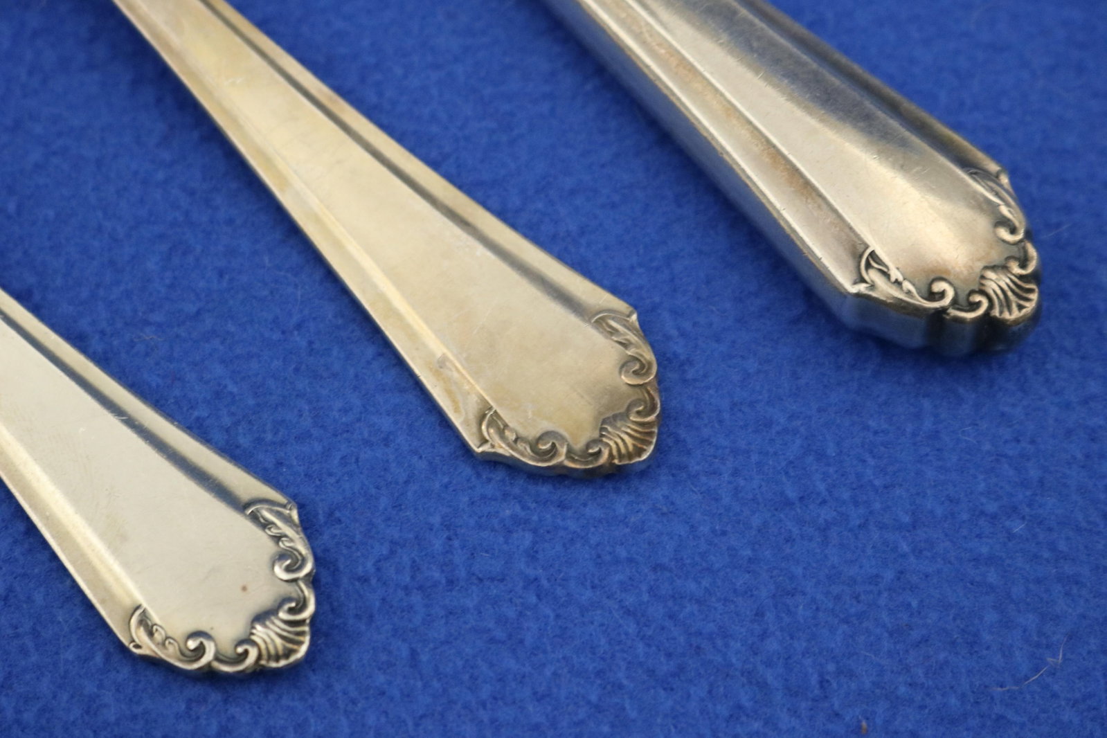 67-PIECE PARTIAL SERVICE GERMAN SILVER-PLATED FLATWARE - . - 4