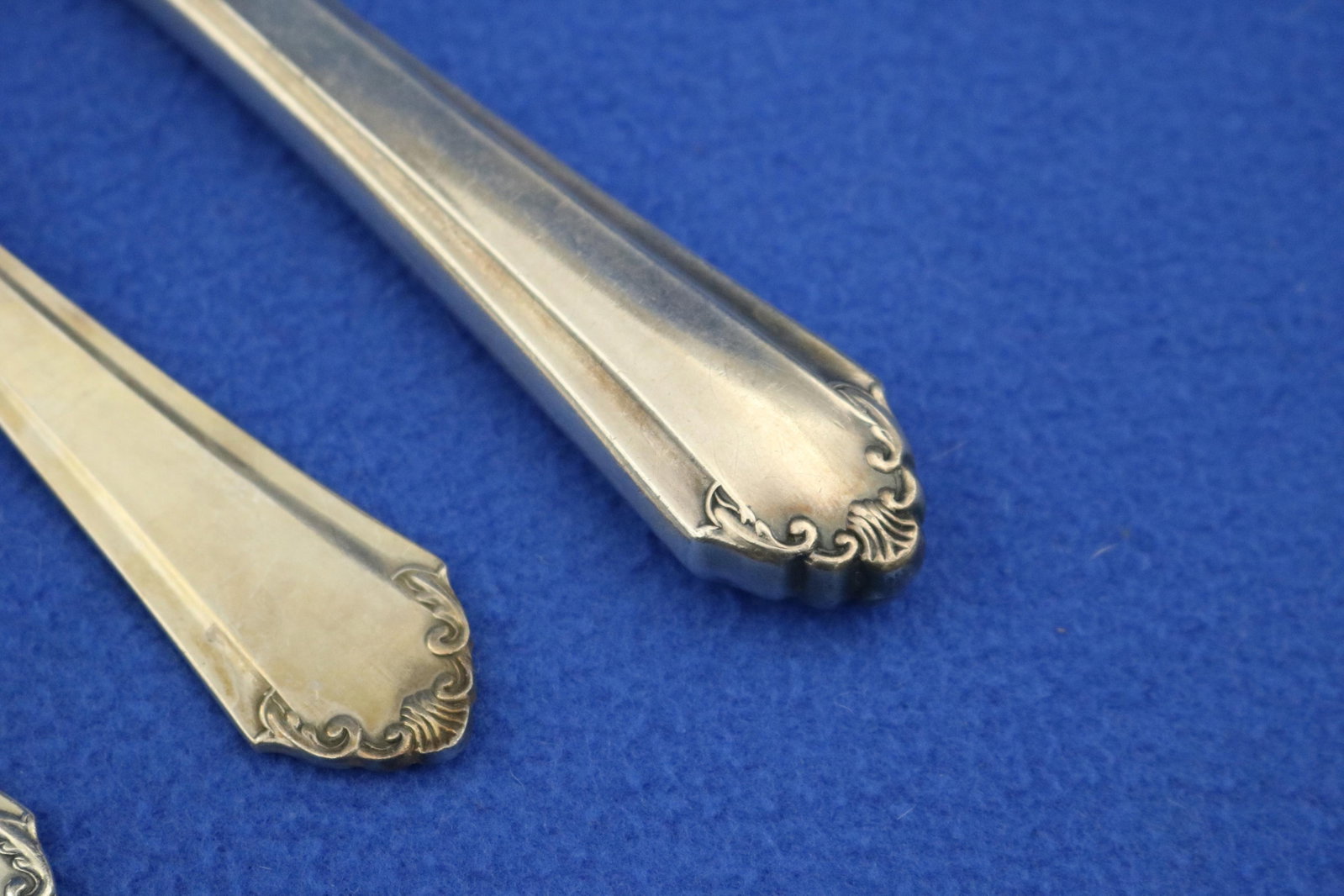67-PIECE PARTIAL SERVICE GERMAN SILVER-PLATED FLATWARE - . - 5