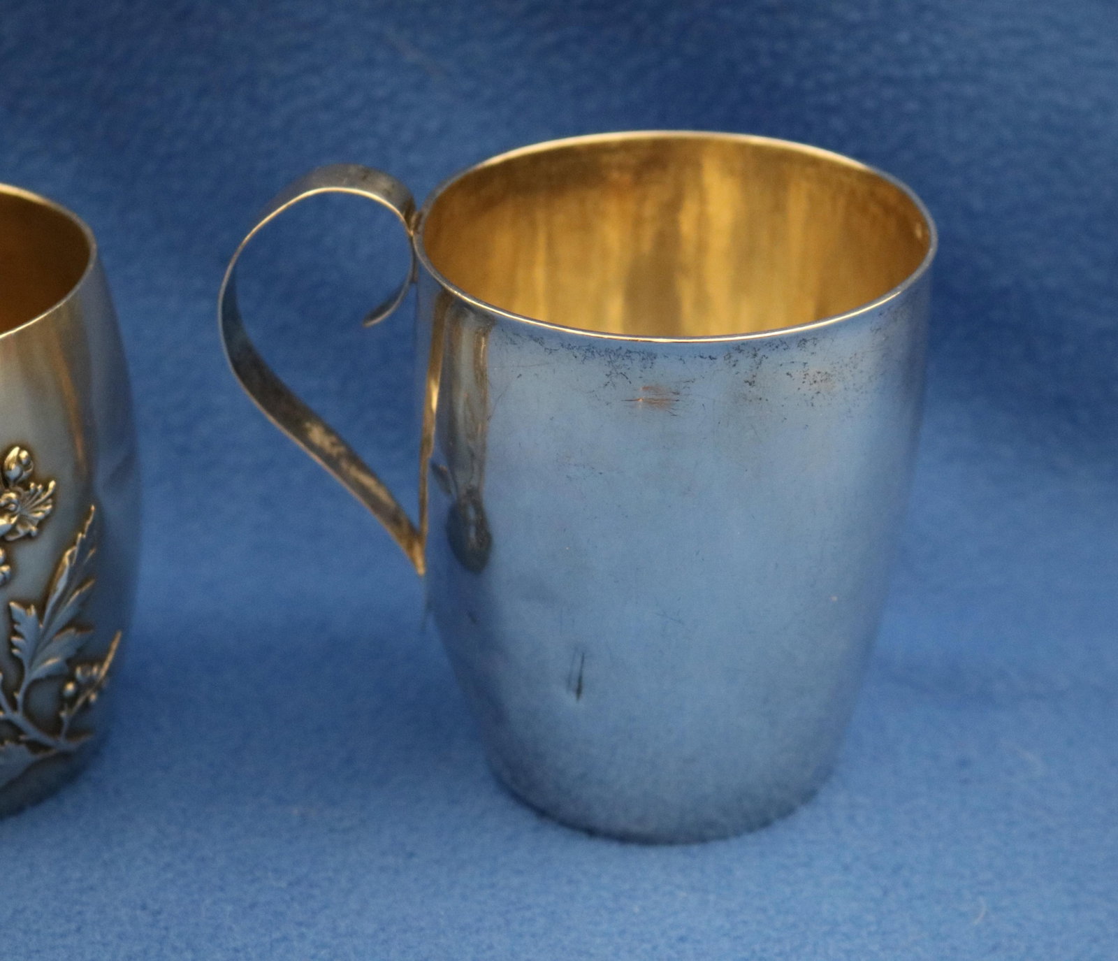 TWO CONTINENTAL SILVER CUPS 19th century - . - 4