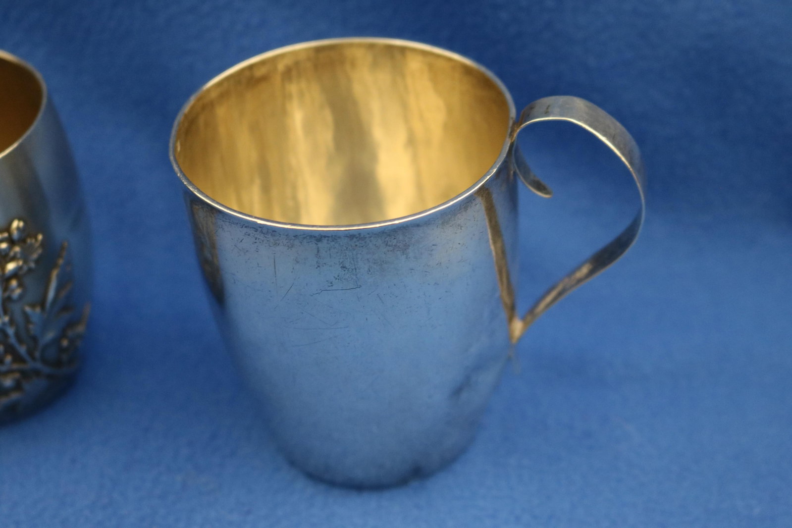 TWO CONTINENTAL SILVER CUPS 19th century - . - 9