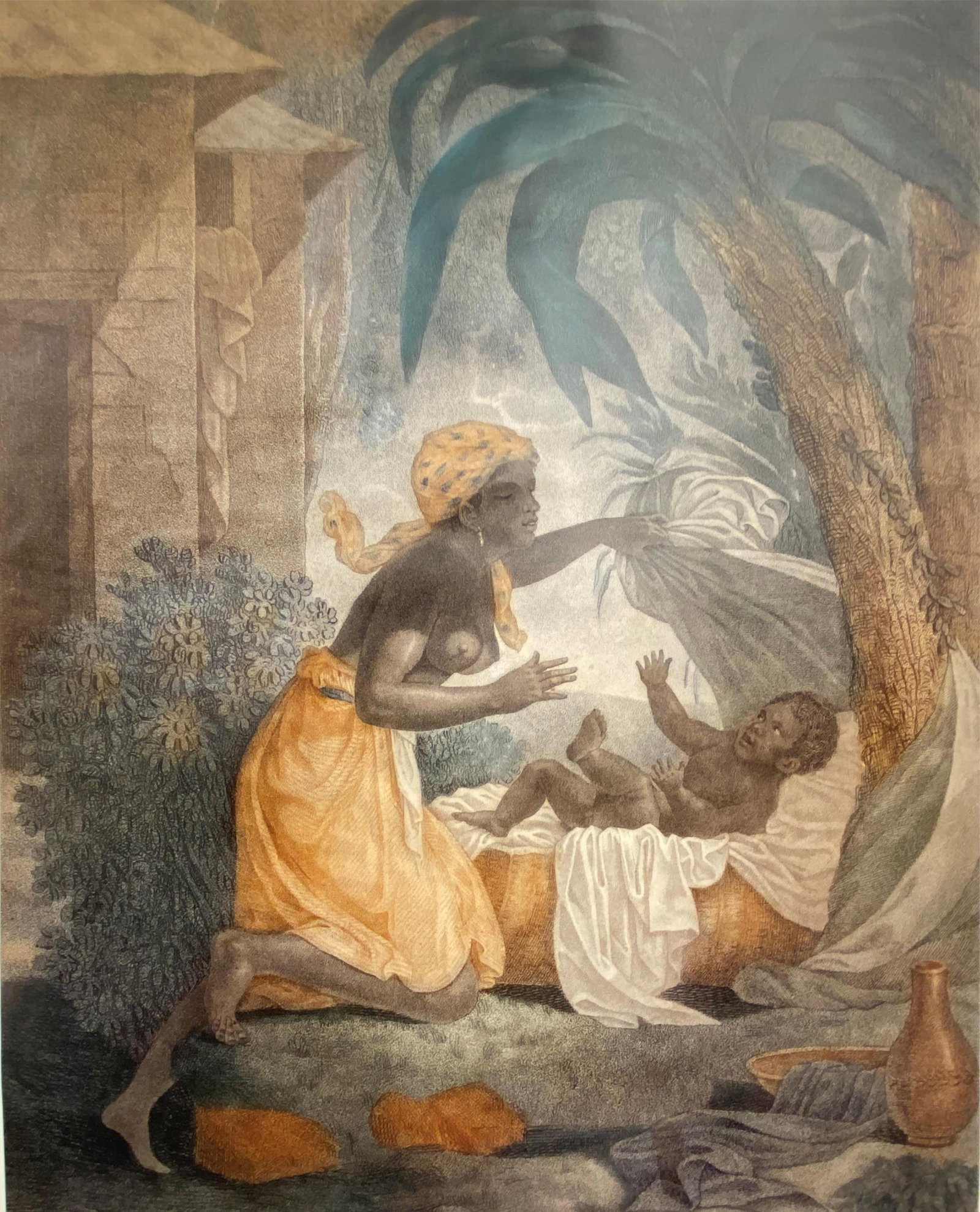 "Toi enfant sera heureux" (You child will be happy), Poster 1989 Lithographic poster - Image: 18.5 x (1 of 11)