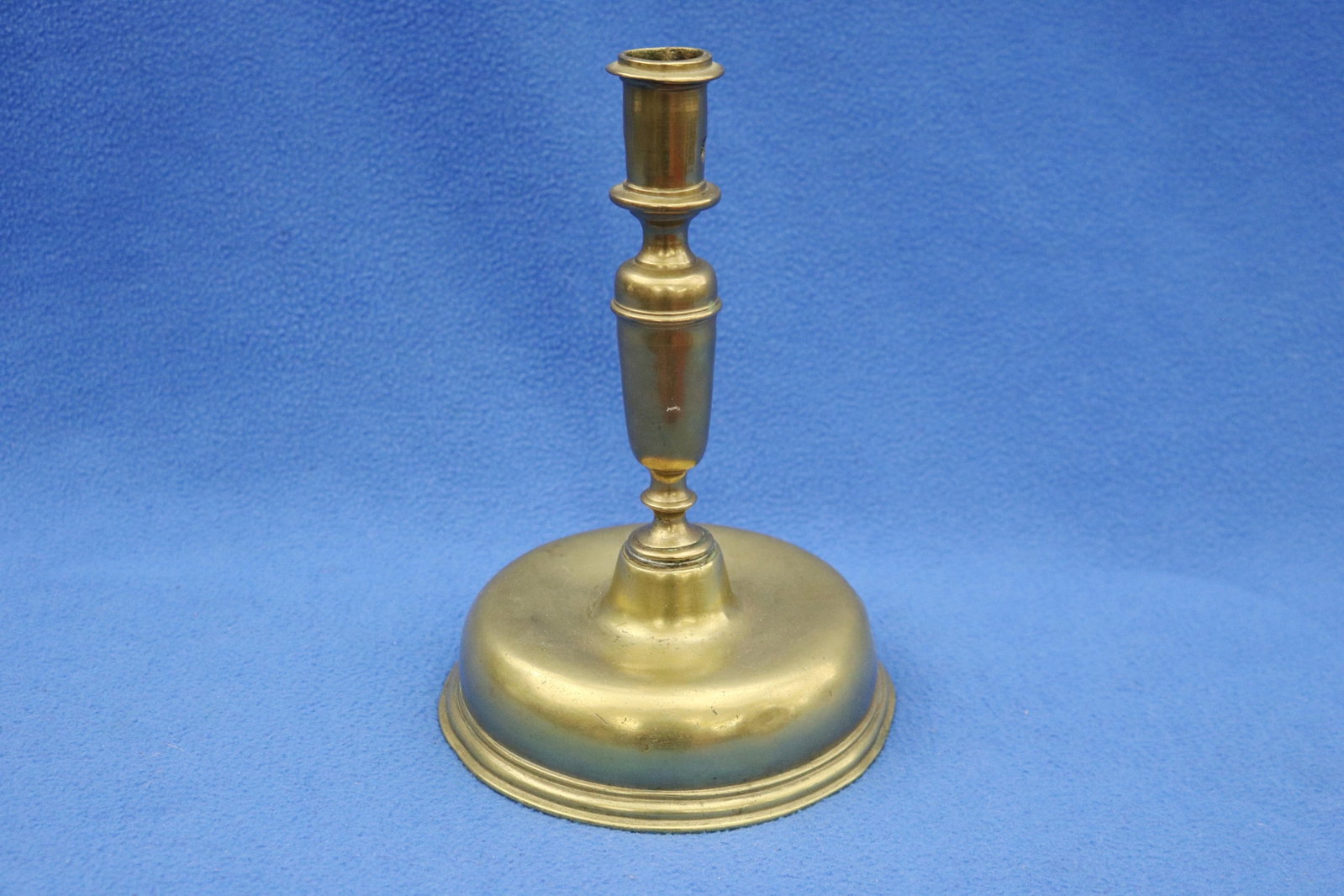 BRASS CANDLE HOLDER 17th-18th century - H: 9 1/4 in.. (1 of 4)