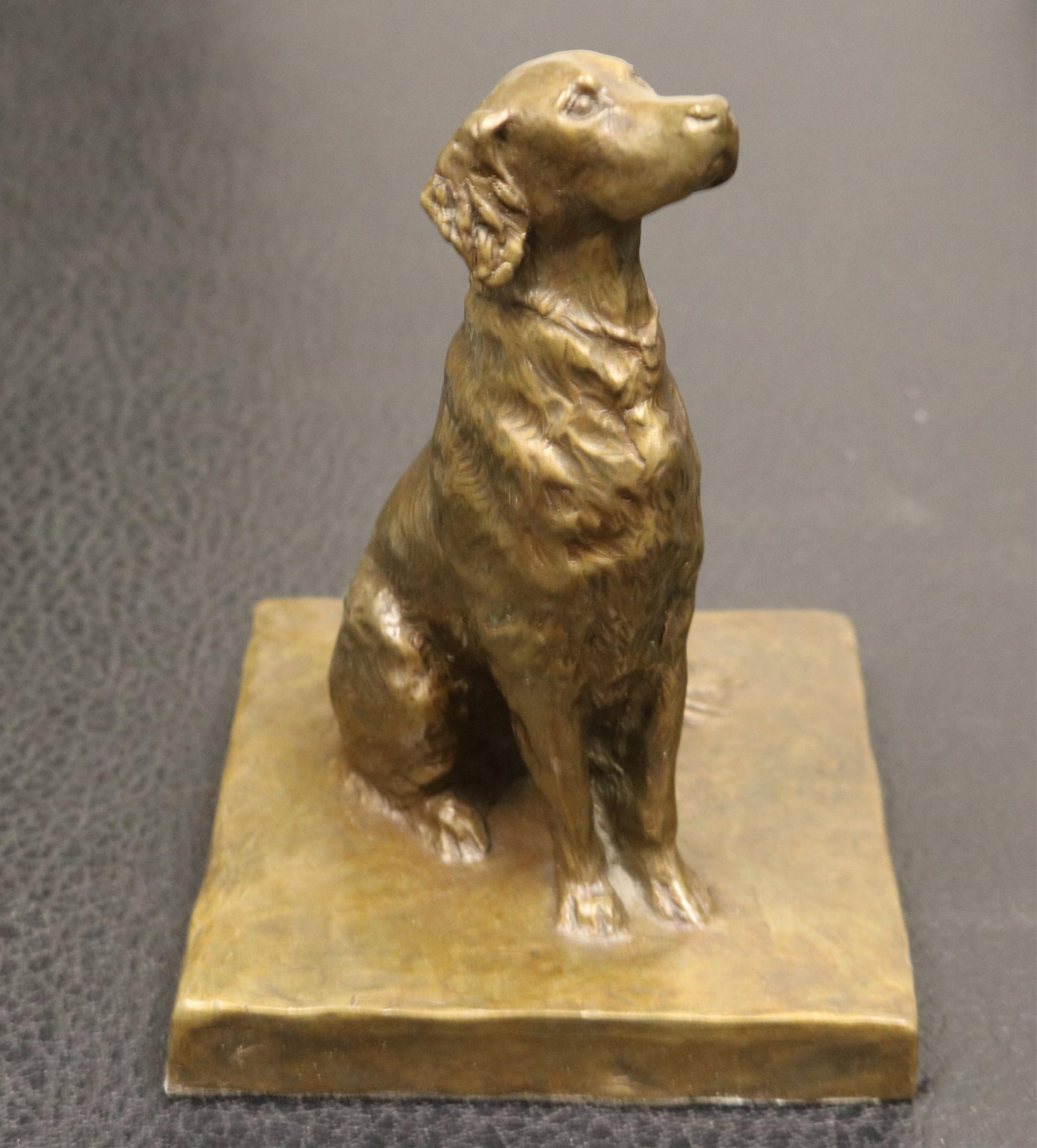 E.M. LEARY (19th-20th century). SEATED DOG, H: 6 in. (1 of 12)