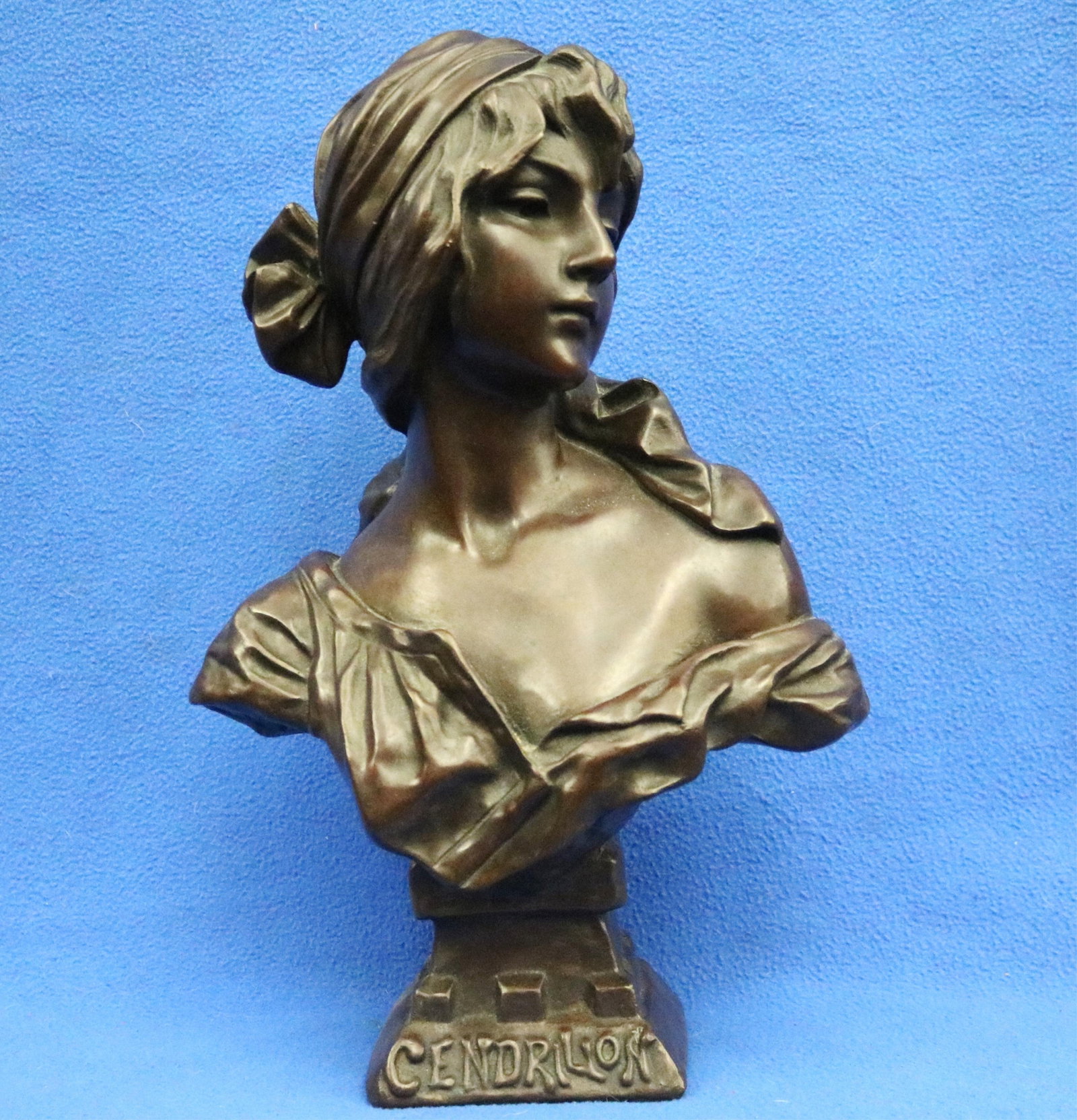 EMMANUEL VILLANIS (AFTER) (French, 1858-1914). "Cendrillon" (Cinderella), Patinated bronze (1 of 14)
