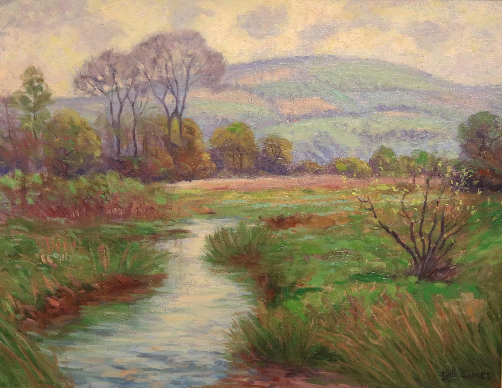 AMERICAN SCHOOL (20th century). Spring Creek Through the Valley (1 of 17)