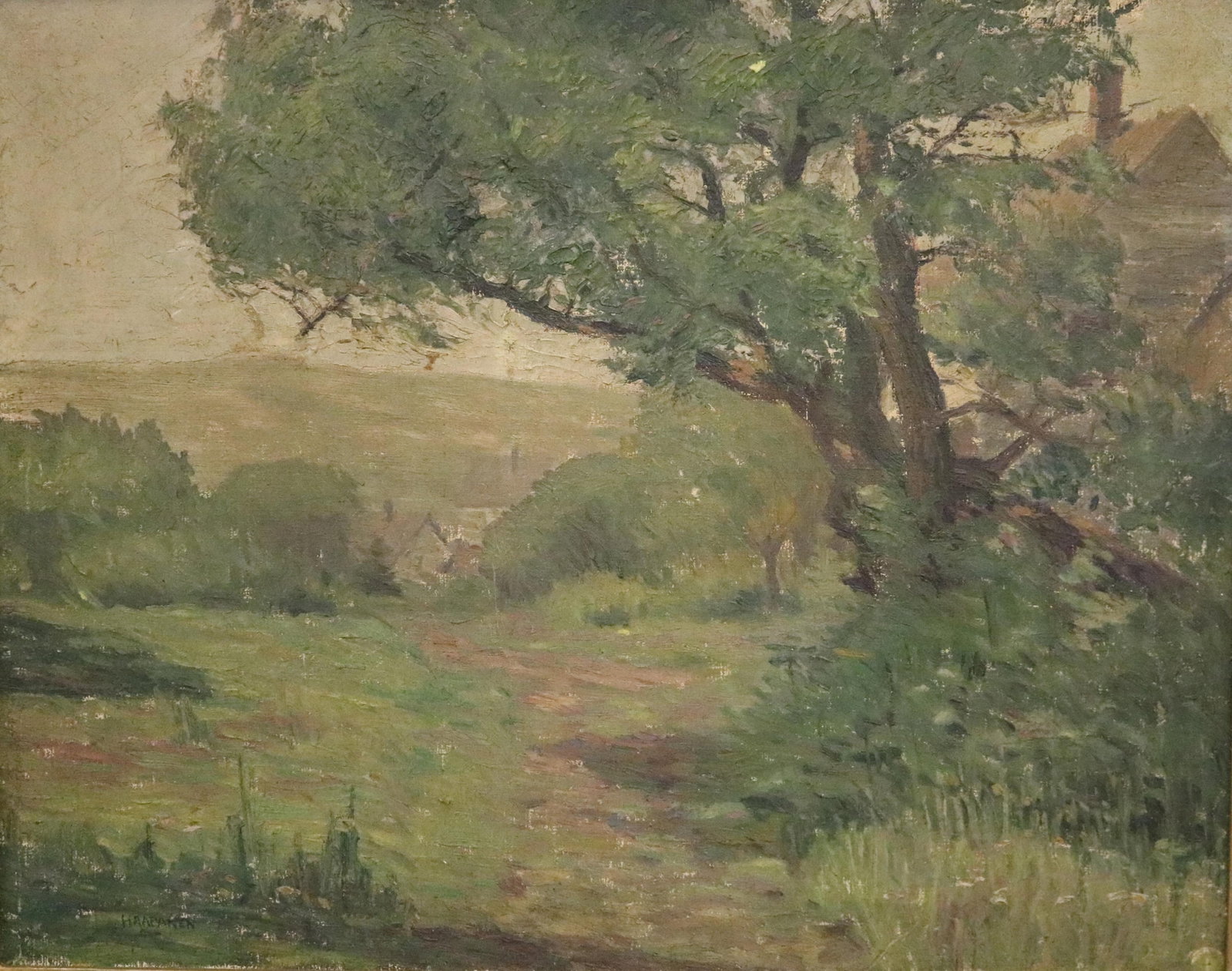 JOHN NICHOLS HAAPANEN (American, 1891-1968). Summer Meadow Path, Oil on canvas (1 of 12)