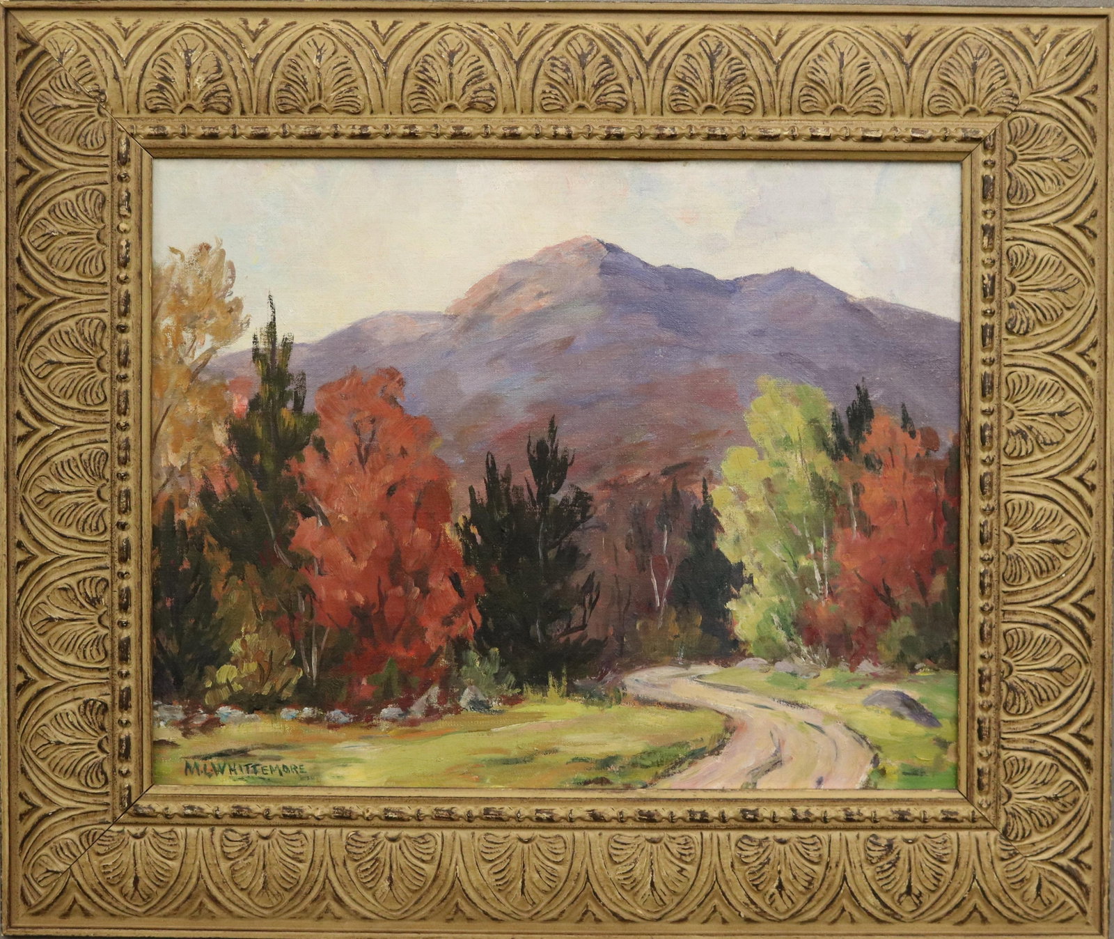 MATTIE L. WHITTEMORE (American, 1895?1986). Monadnock in Autumn, Oil on board, 11 x 14 inches; (1 of 14)