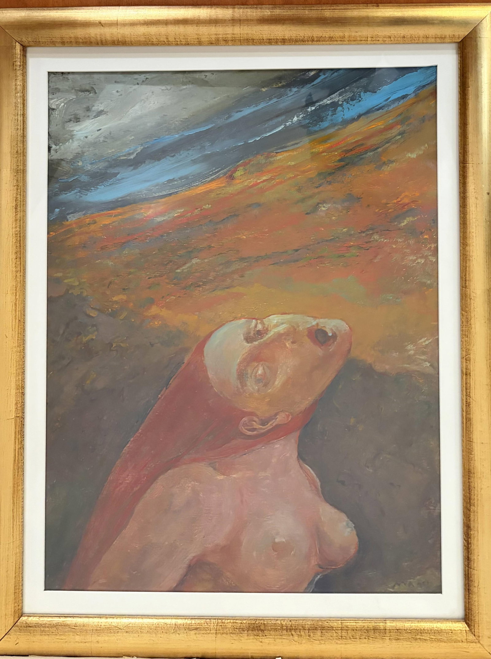 MARCO CELOTTI (Italian American, 1937?2015). Nakedness, Oil on board, Sight (as matted): 25 x 19 (1 of 6)
