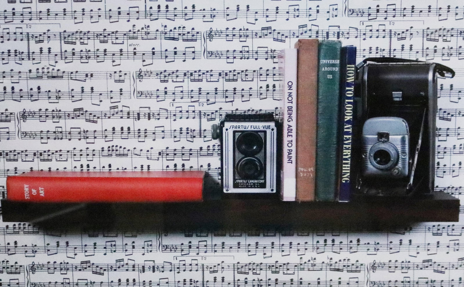 CHANDI KELLEY (American, born 1982). CREATIVE BLOCK, Photograph, SIGHT: 14.5 X 21, FRAME: 24 X 30.5: CHANDI KELLEY American, born 1982 CREATIVE BLOCK Photograph Limited edition photograph numbered 3 of an edition of 9. It is a contemporary fine art color photograph that depicts an arranged still life