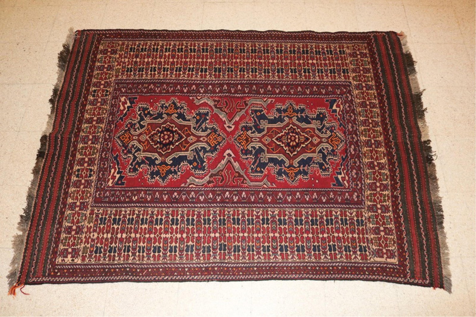 SOUMAC RUG - 4 ft. 6 in. x 6 ft. 6 in.. (1 of 8)