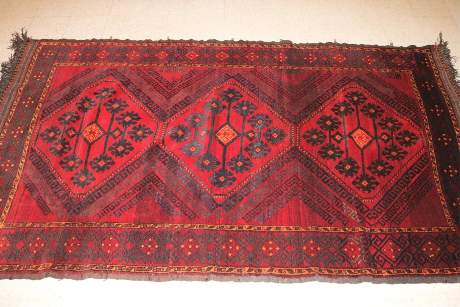TURKEMAN RUG - App. 5 ft. 6 in. x 10 ft.. (1 of 9)