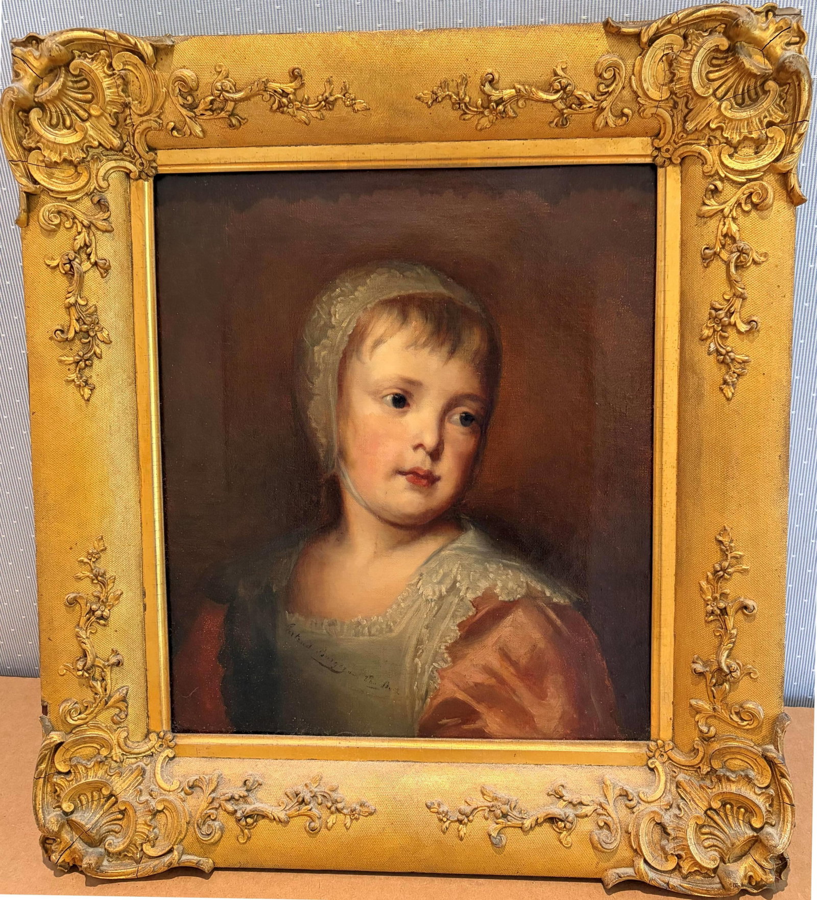 CONTINENTAL SCHOOL (19th century). Portrait of King James II as a Child, After Sir Anthony van Dyck, (1 of 11)