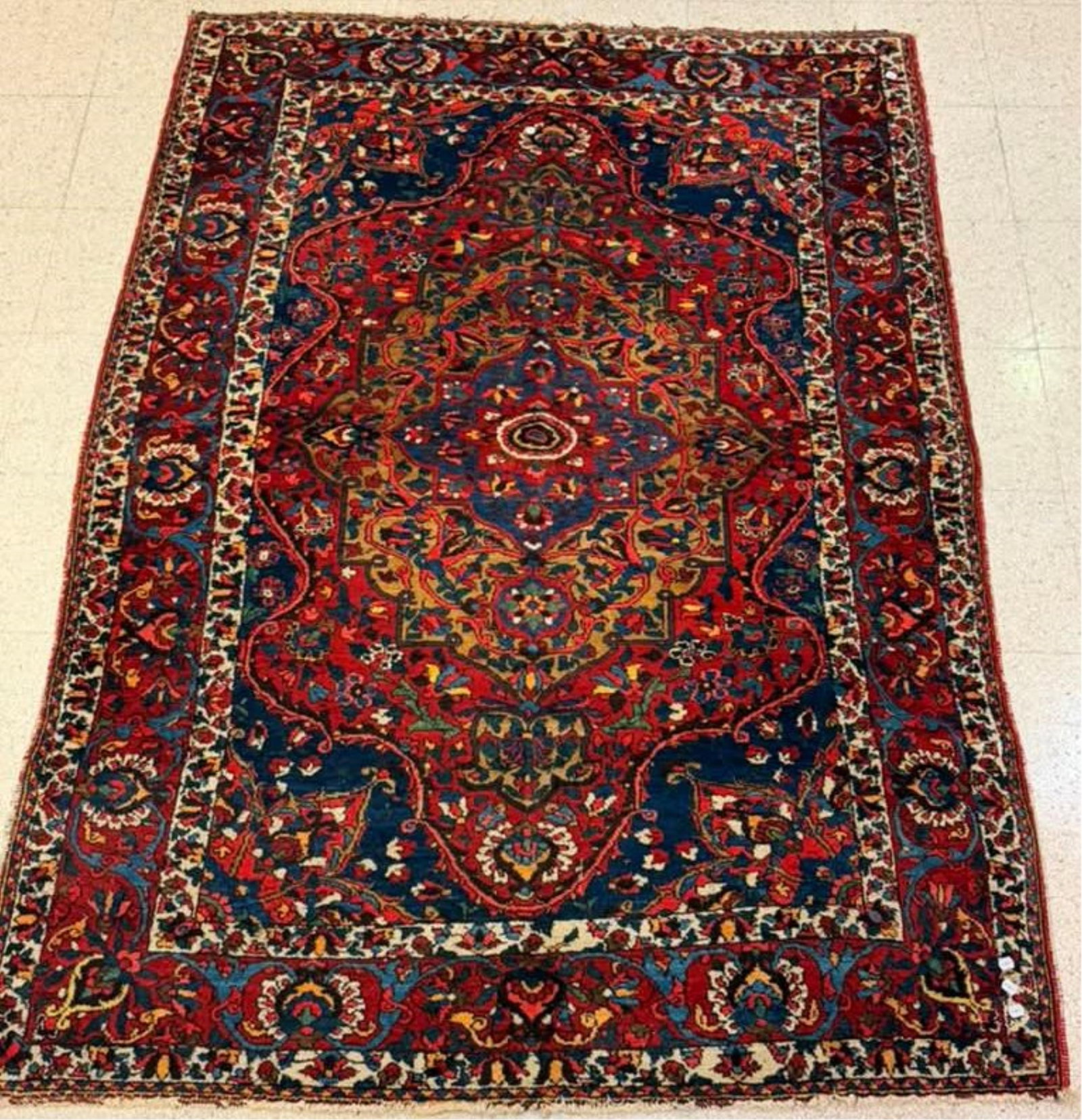 BAKHTIARI RUG - App. 4 ft. 6 in. x 6 ft. 9 in.. (1 of 11)