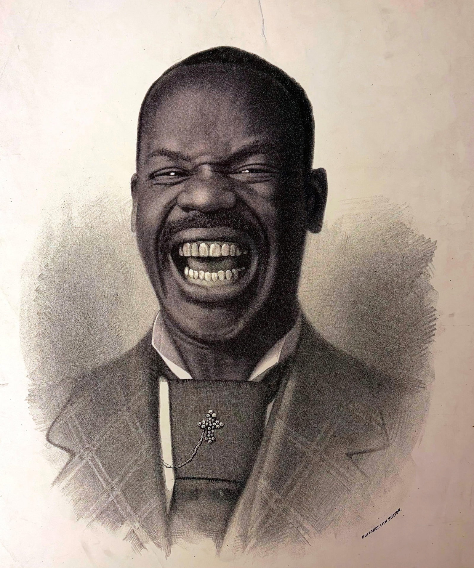 BILLY KERSANDS, CALLENDER'S (GEORGIA) MINSTRELS: LITHOGRAPH POSTER, BUFFORDS LITH., BOSTON late 19th (1 of 15)