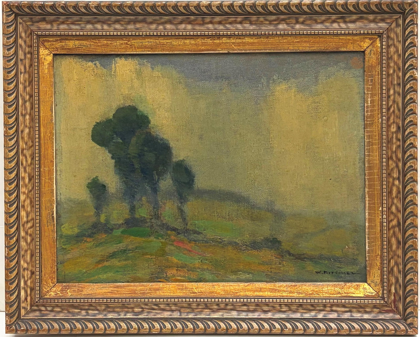 WILLIAM FREDERIC RITSCHEL (German / American, 1864-1949). Trees on an Open Hillside, Oil on board, (1 of 15)