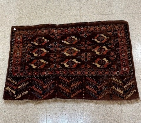 TURKEMAN RUG - App. 2 ft. 6 in. x 3 ft. 7 in.. (1 of 7)