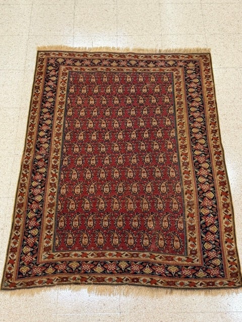 SAROUK RUG - App. 3 ft. 10 in. x 5 ft. 1 in.. (1 of 7)