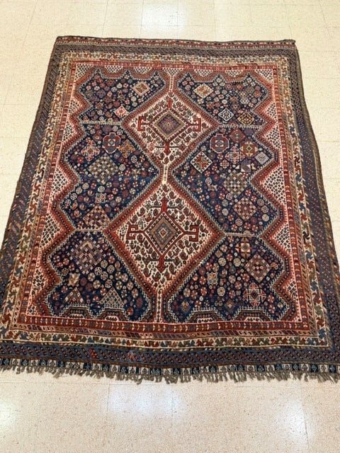 SHIRAZ (YALEMEH RUG) - App. 6 ft. 2 in. x 8 ft..: SHIRAZ (YALEMEH RUG) App. 6 ft. 2 in. x 8 ft.